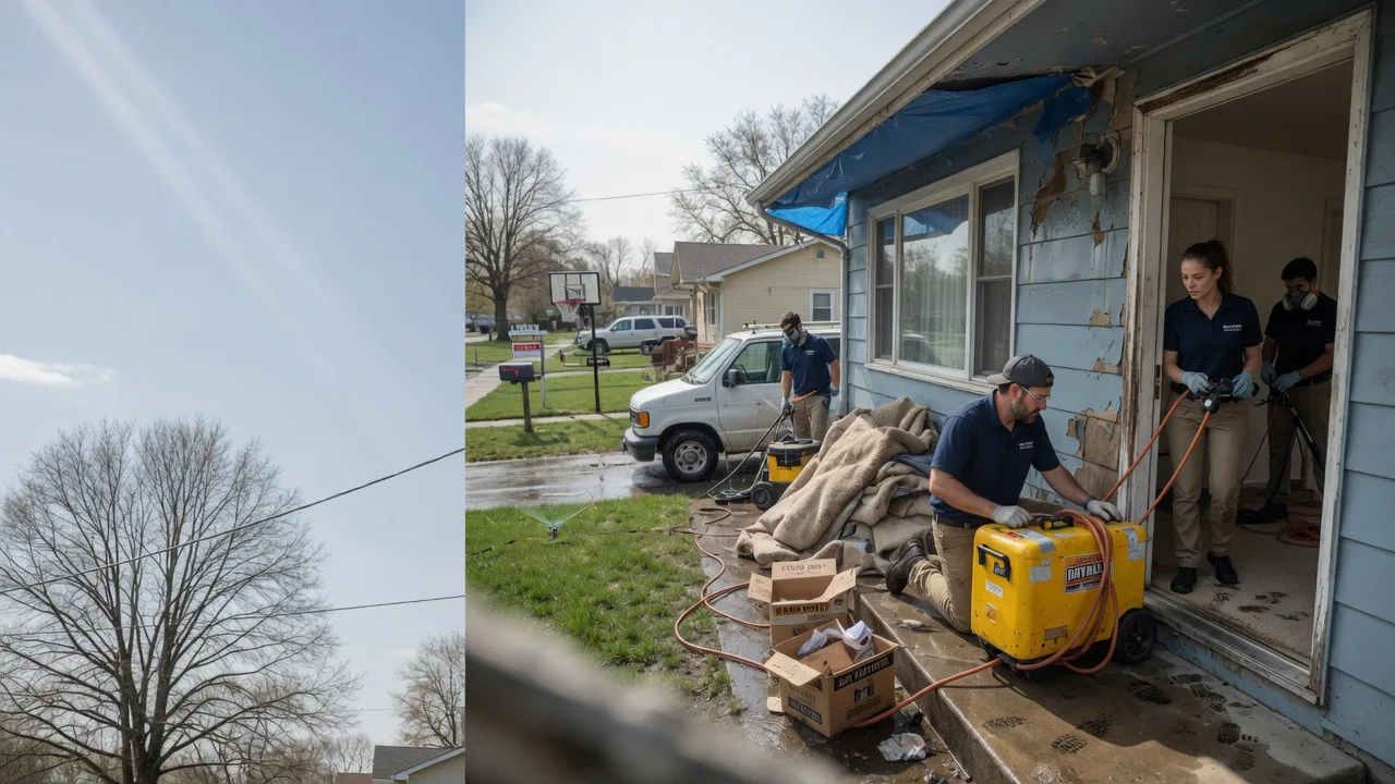 Basement Flood Cleanup in Vivian, LA near me